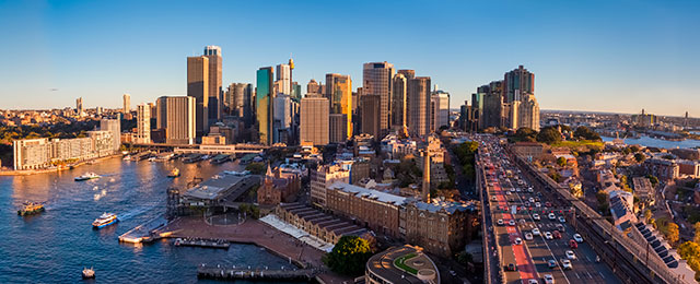 Storbyen Sydney i Australien