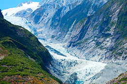 Franz Joseph glacier i New Zealand