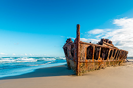 Maheno skibsvrag på Fraser Island